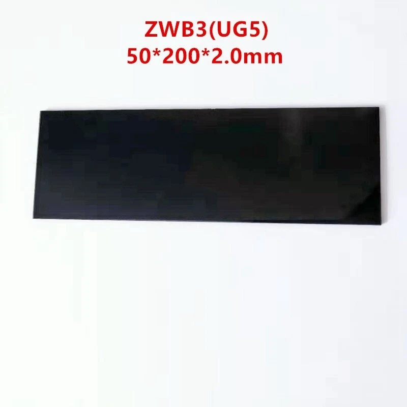 Optical Filter Ultraviolet Filter Glass ZWB3 UG5 200*50*2mm 254nm SW UV Bandpass - Image 2 of 4