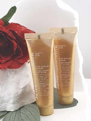 2x Peter Thomas Roth 24K Gold Mask Anti-Aging Maske je 14 ml Lift & Firm NEU 