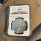 1882-S San Francisco Morgan Silver Headed An MS 63 NGC 90% Silver
