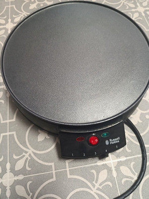 Russell Hobbs Crêpes Maker Ø 30 cm schwarz, 5 Stufen, Temperaturregelung