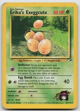 Pokémon TCG Erika's Exeggcute Gym Heroes 43/132 Unlimited Atsuko Nishida