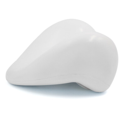 White Heart Shape Soft Spa Bath Pillow Neck Back Support Cushion