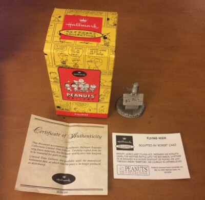 Hallmark Peanuts Gallery Figurine Called Flying High 3E/7374