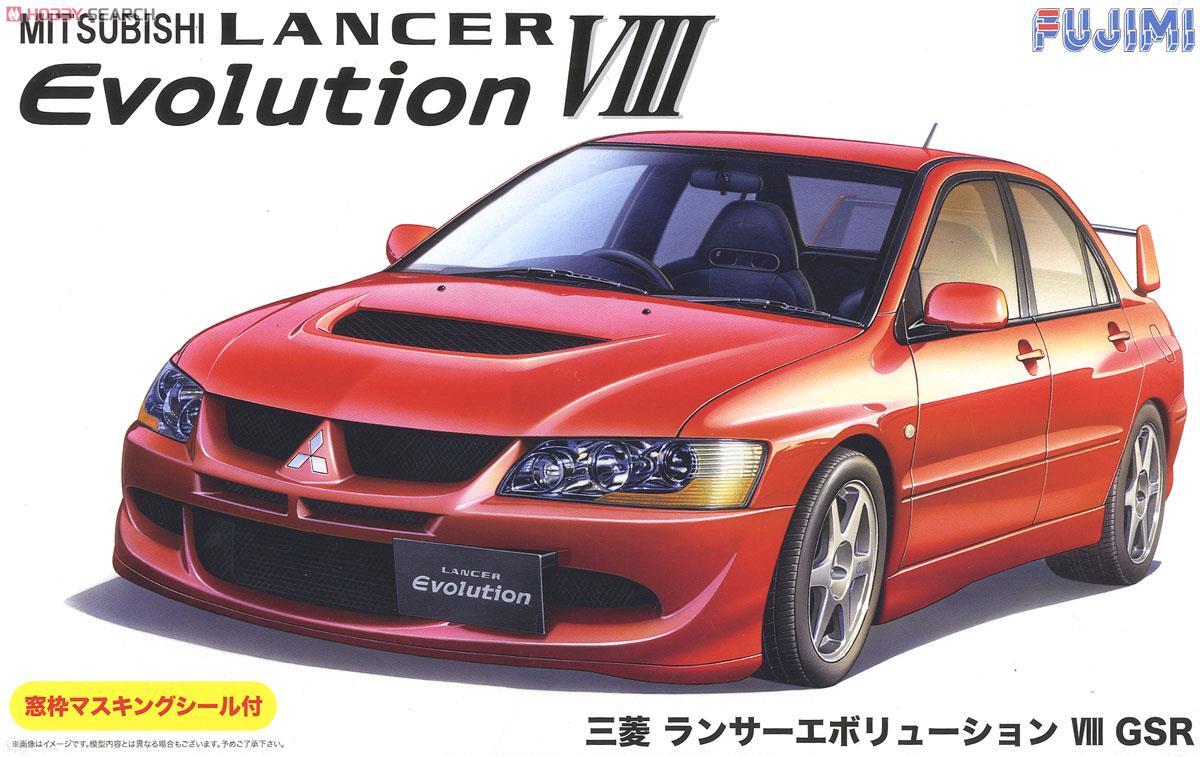 FUJIMI  039244 1:24 Mitsubishi Lancer Evolution VIII GSR w/Window Frame Masking