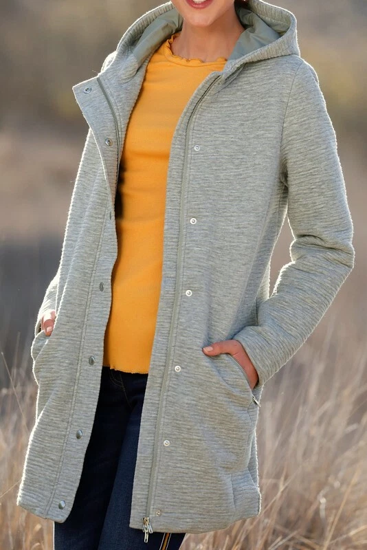 longjacke grau