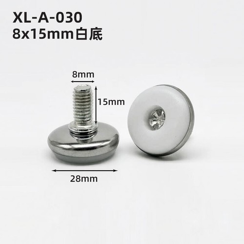 Adjustable Furniture Feet M6 M8 M10 Screws Leveling Foot With Without Insert Nut - Picture 31 of 33