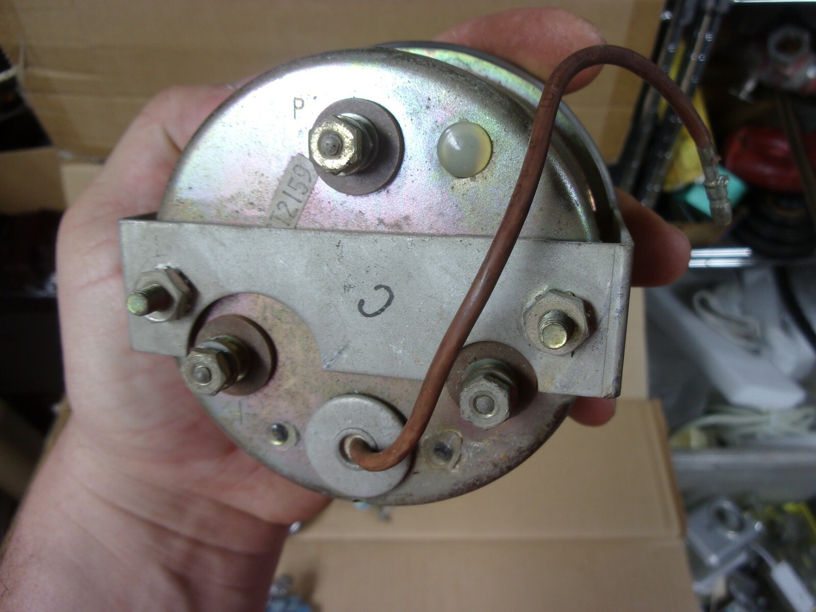 Vtg Motorola Diesel Engine Tachometer 1500 RPM Model 7ST2159 Electronic