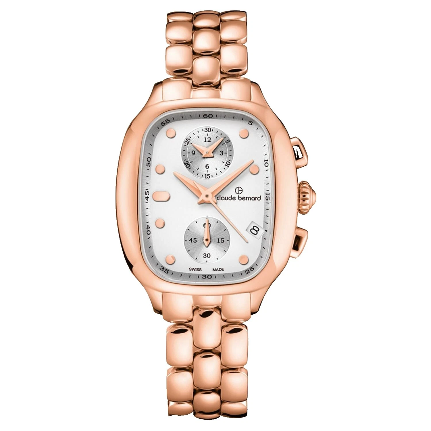 Relojes de pulsera de cuarzo de acero inoxidable Claude Bernard