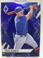 2021 Panini Phoenix Blue Velocity #4 Pete Alonso
