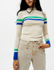Urban Outfitters NWT UO BDG Kiara Open-Back Sweater Sweatshirt Small NWT