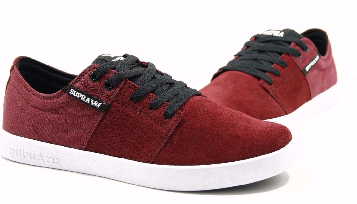 Supra Stacks II Size 9 TAWNY/BLACK - White Skate Shoes