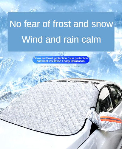 Scudo Neve Magnetico Antigelo Auto Copertura Parabrezza Parasole Invernale