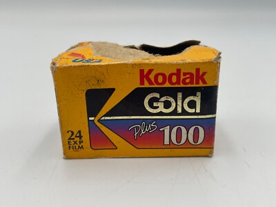 Vintage Kodak Gold Plus 100 35mm 24 Exp. Film GA 135-24 CAT 139 4436
