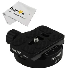 Quick Release Screw Knob Discal Disc 58mm Clamp Adapter 60mm Plate For Arca Type