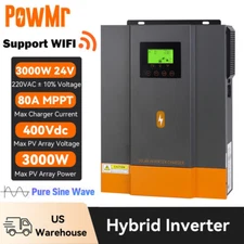 3000W 24V Solar Hybrid Inverter Off Grid 230V 80A MPPT Solar Charger Controller