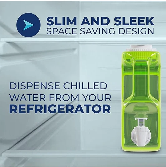 1.1 Gallon Refrigerator Water Dispensers Bottle with Faucet, Spigot & 58mm Screw - Image 3 of 4