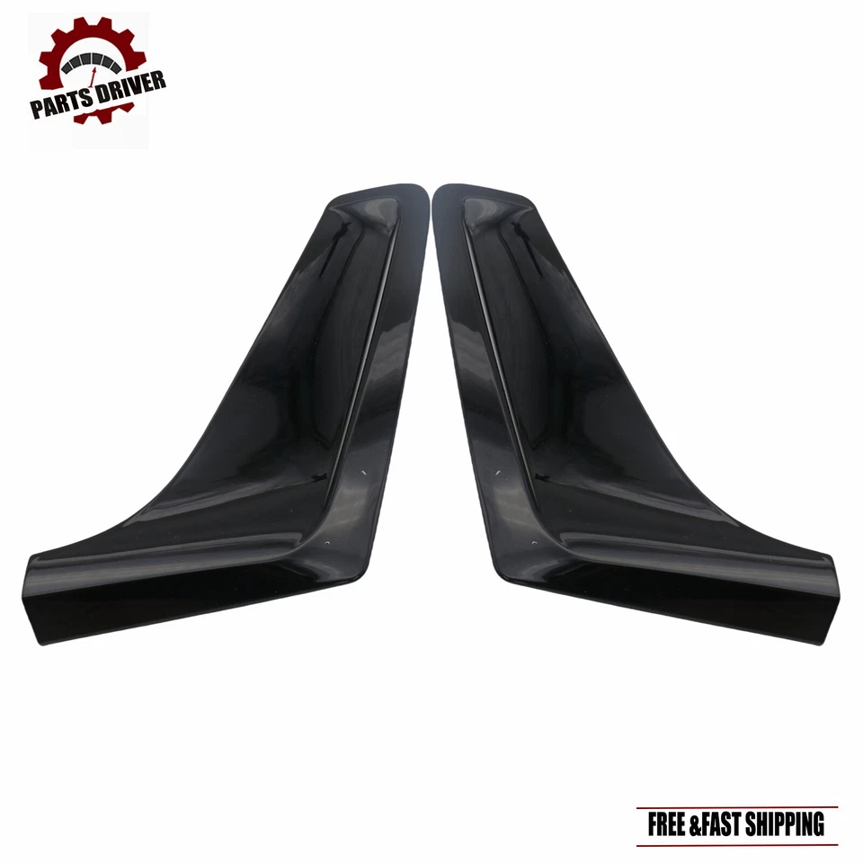 2Pc Glossy Black Fender Side Air Duct Molding Trims For 2016-2019 BMW 740i 750Li - Imagem 2 de 4