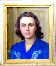 Camill MACKLOT 1887-1966 Portrait 1945 Mädchen Frau Neue Sachlichkeit #131