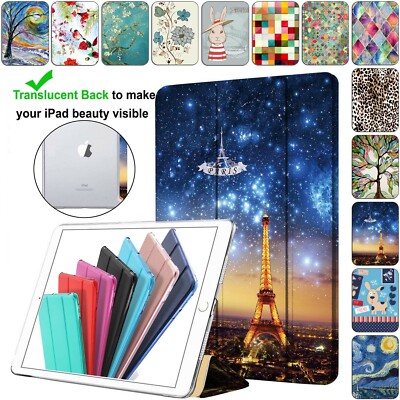 iPad 10.2'' 8th 7th Gen 10.9 Pro 9.7 12.9 10.5 Case Auto Sleep/wake Cover Paris