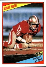 1984 Topps #352 Dwight Clark Near mint or better