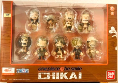 One Piece @be Smile CHIKAI Action Figure Statue Luffy Zoro Sanji