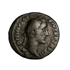 Roman Silver Denarius Coin of Antoninus Pius (138-161 AD ) "Annona"