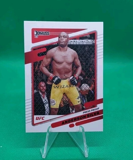2022 Donruss UFC Purple Press Proof Anderson Silva