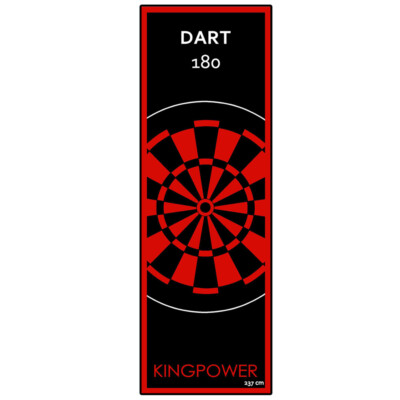 Dartmatte Darts Turnier Matte Dartteppich Darts Dart Matte 237 x 80 cm Kingpower