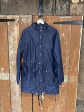 American Apparel Women’s Blue Hooded Coat Jacket Lined Size Small/medium