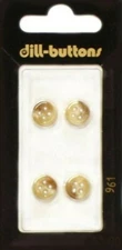 Dill Buttons ~ (0961) - 3/8" - 4 ct