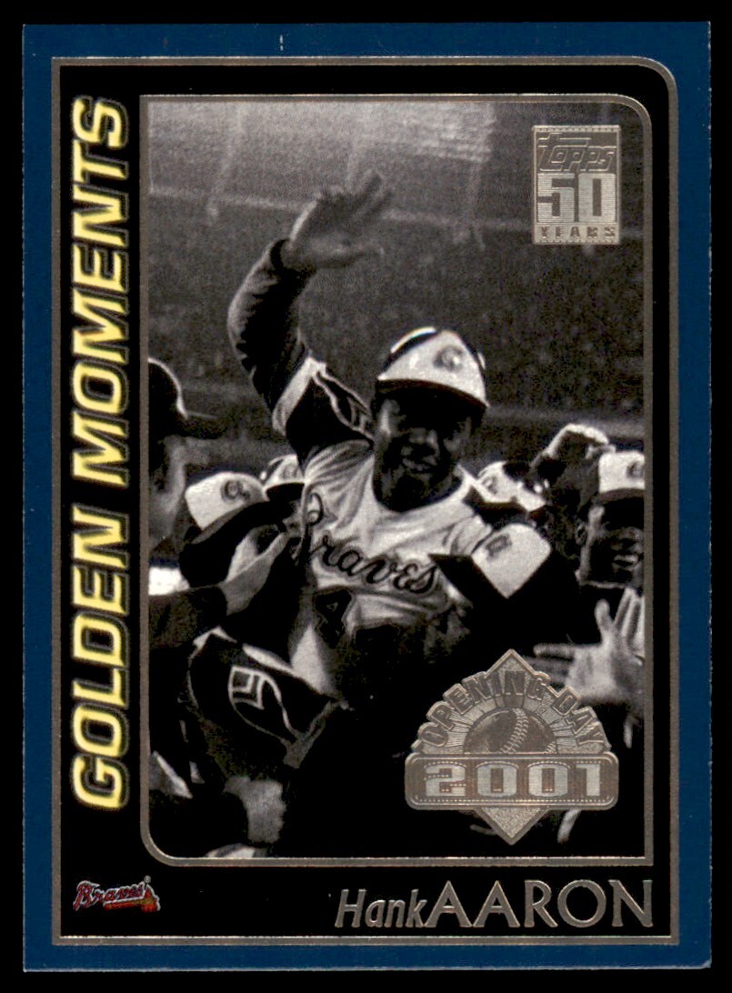 2001 Topps Opening Day Hank Aaron Atlanta Braves #159