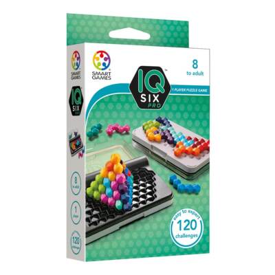 Smartgames IQ Six Pro Puzzle Spiel Alter 8+ Brainteaser Logik Problemlösung