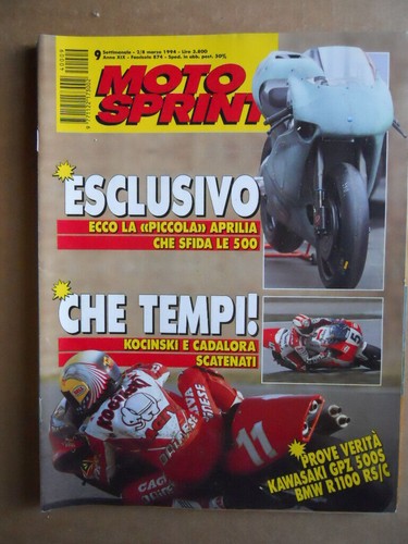 MOTOSPRINT Nr.9 1994 [Q18] TEST KAWASAKI GPZ 500S BMW R1100 RS/C