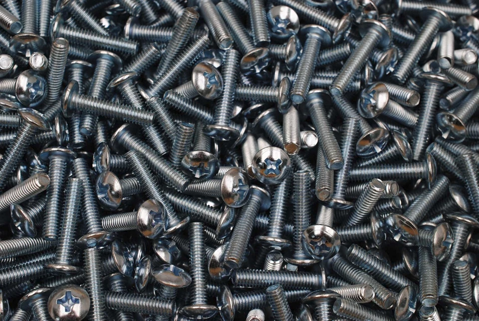 LEXAR INDUSTRIAL (175) Phillips Truss Head 5/16-18 x 1-1/2 Machine Screws Zinc Plated