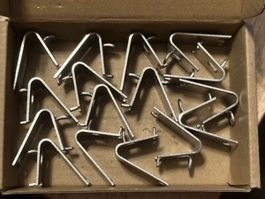 Refrigerator/Freezer Commercial Shelf clips 16 pieces in total.