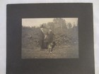VIntage Large Cabinet Card-Dog-Gun-Boys — photo 1