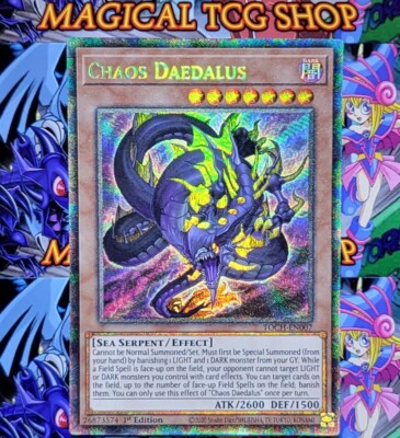 Yugioh Chaos Daedalus Toon Chaos 1st Edition Collector's Rare TOCH-EN007 NM  | eBay
