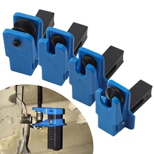 Car Steel Line Clamp Kit Spring Load Fluid Stopper Set, Banjo 3/8" 5/16" 1/2"