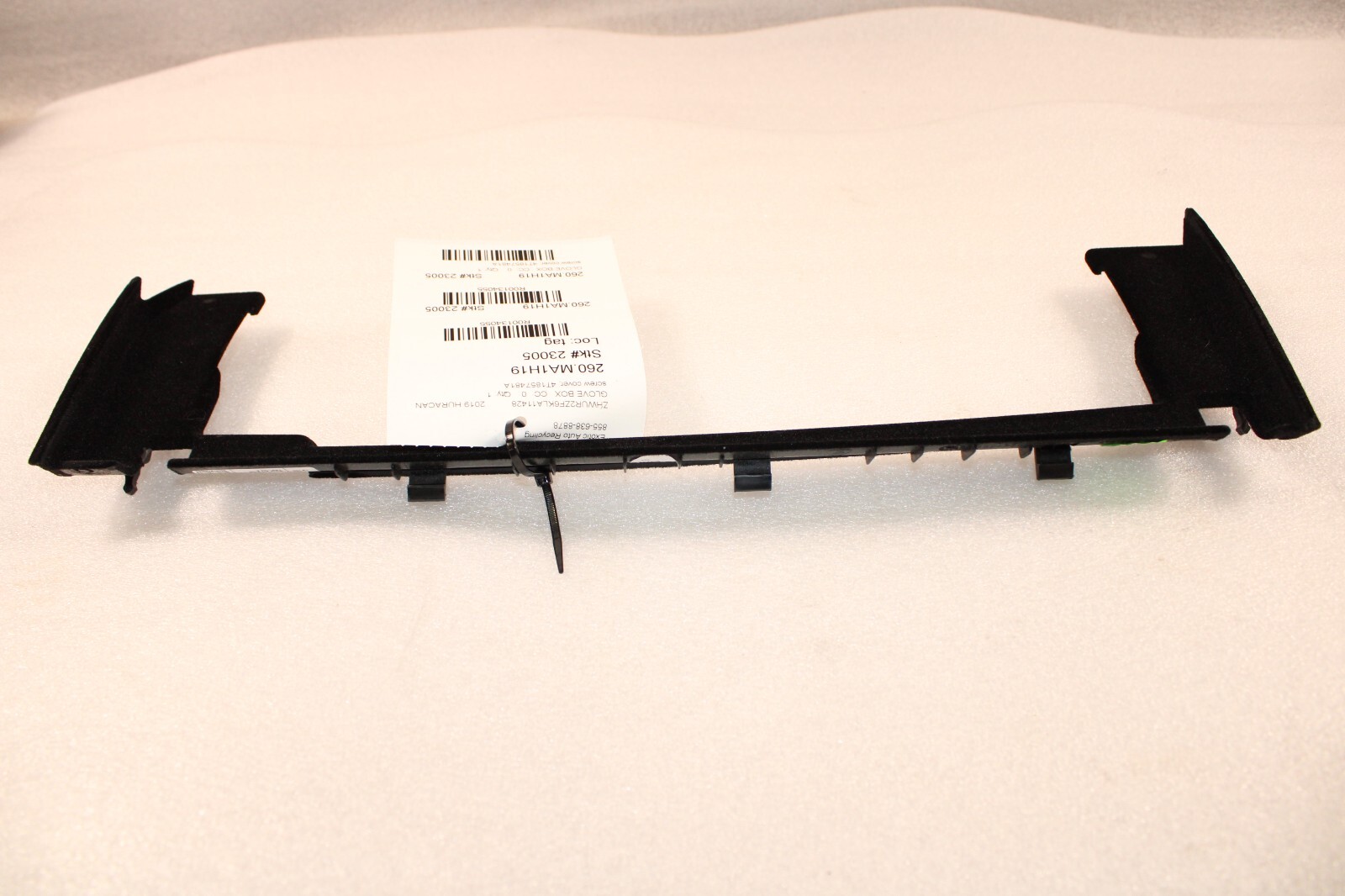 Lamborghini Huracan, LP580, LP610, Glove Box Insert, Used, P/N 4T1857481A