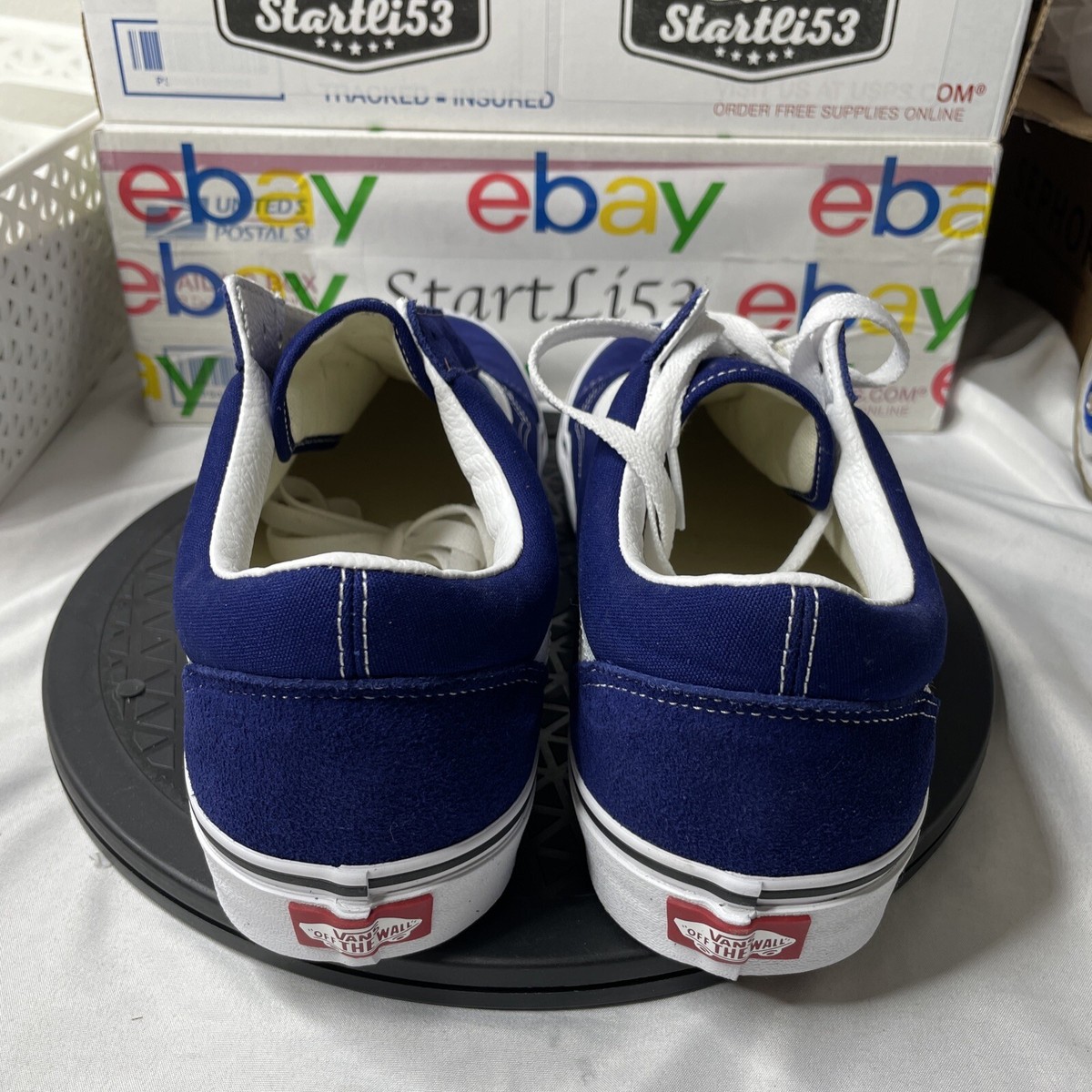 Vans Color Theory Old Skool Skate Sneakers Shoes Beacon Blue