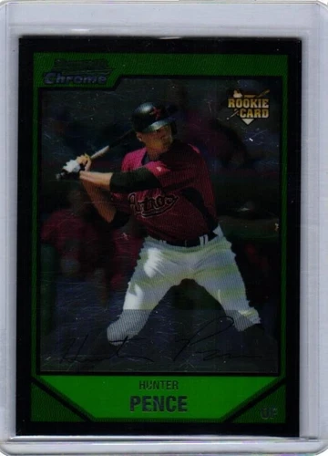 2007 Bowman Chrome Prospects Hunter Pence Rookie #BDP25