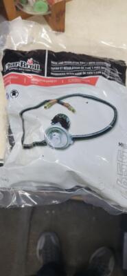 CHAR-BROIL UNIVERSAL DUAL HOSE & REGULATOR 4655 - NEW (WBP012037)