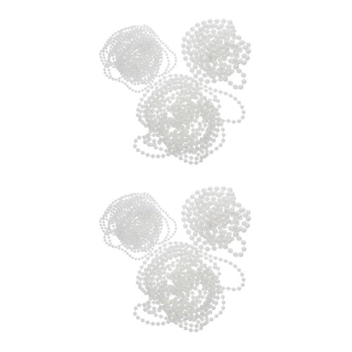 6 pcs Imitation Pearl Bead Chains Bulk Jewelry Chain Link for Jewelry Making - 第 7/12 張圖片