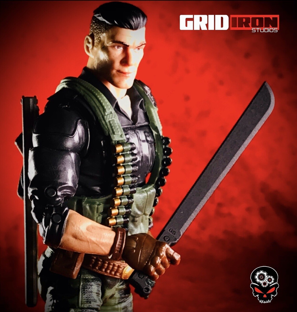 1:12 Machete w/ Sheath or G.I. Joe Classified Marvel Legends 6