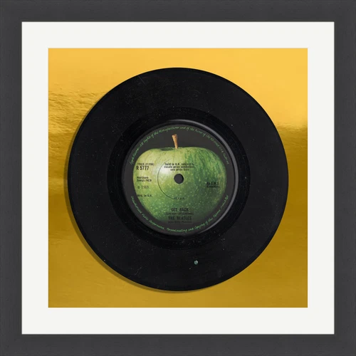 The Beatles - "Get Back" -  Framed Vinyl Single - Original 1969