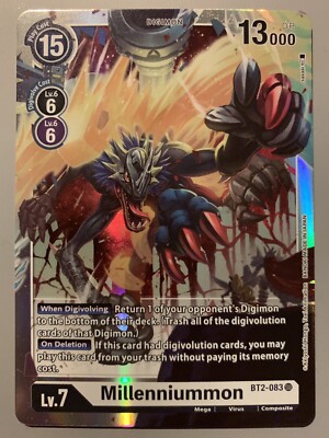DIGIMON CARD GAME MILLENNIUMMON (DIGIMON WHITE BLACK PURPLE) BT2