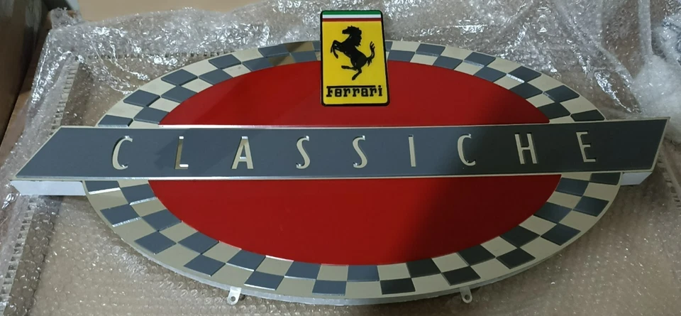 Ferrari Classiche знак, Ferrari винтажный знак, Ferrari металлический декор 27,5 inc - Изображение 2 из 4