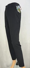 Duluth Trading Company AKHG  Women's Roadless Slim Leg Pants NWT 6 Jet Black