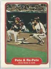 Pete & Re-Pete 1982 Fleer Philadelphia Phillies Pete Rose #640