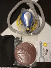 Autolock Pneumatic Orbital Sander for Compressor ,7 Pieces of 125mm Sandpaper